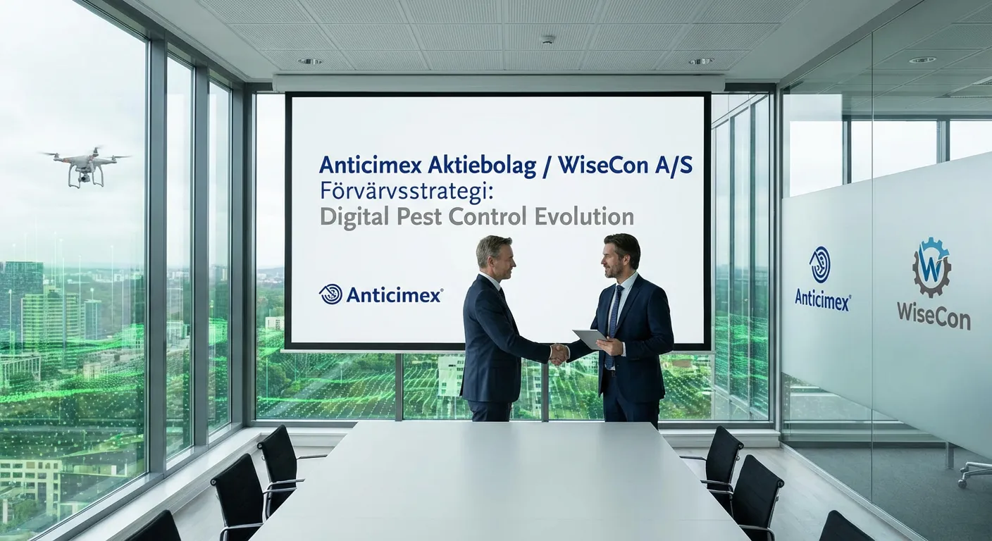 Anticimex Aktiebolag WiseCon AS Förvärvsstrategi Digital Pest Control Evolution 