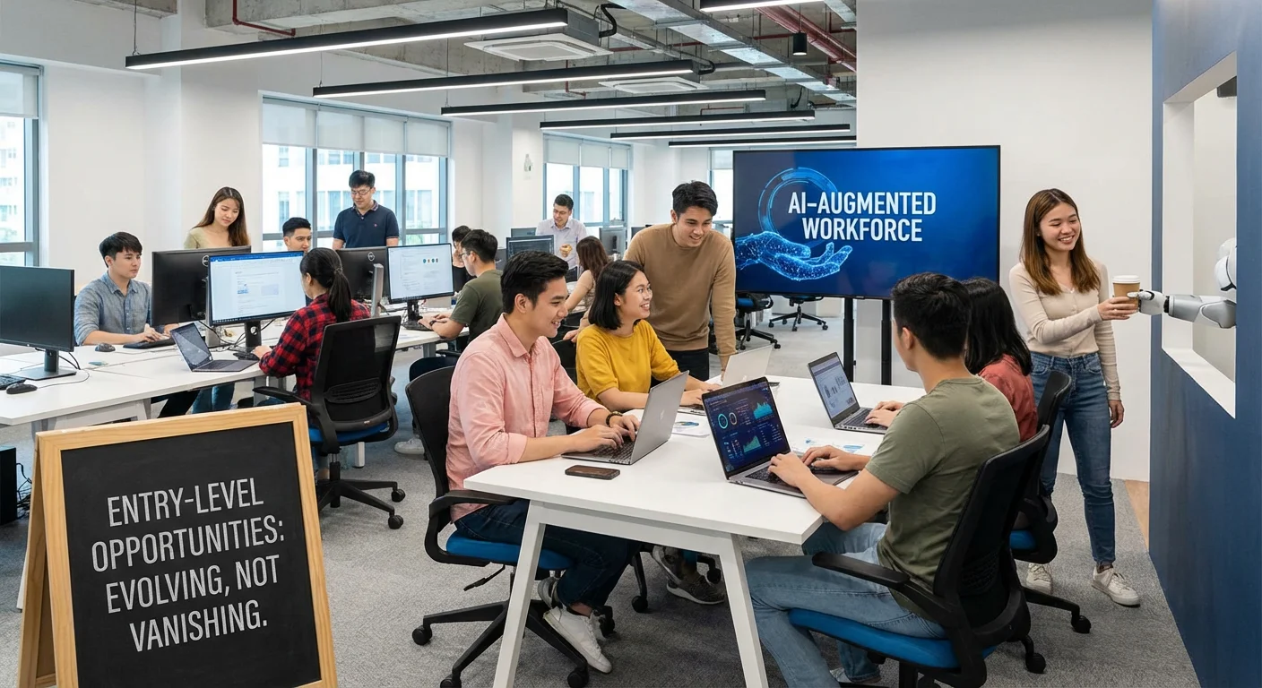 Entry-Level Jobs Aren't Disappearing Because of AI