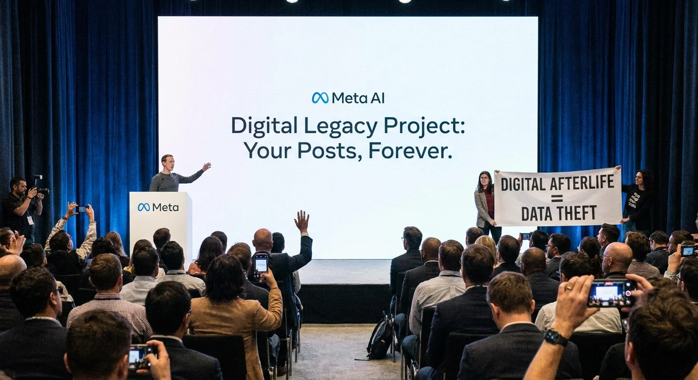 Meta Develops AI System for Digital Afterlife Posting — Controversy Erupts