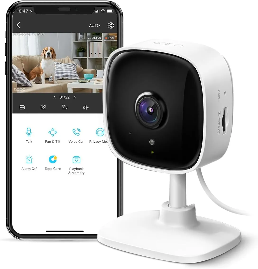 TP-Link Tapo 1080P Indoor Security Camera for Baby